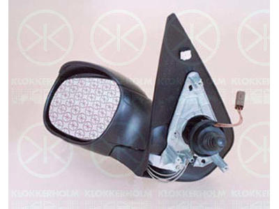 Exterior Mirror, with temperature sensor, Control: cable pull, Convex, Heatable, Right