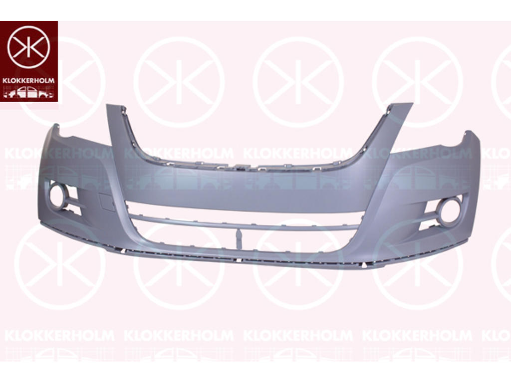 Stötfångare, m/grundlack, Standard, Fram