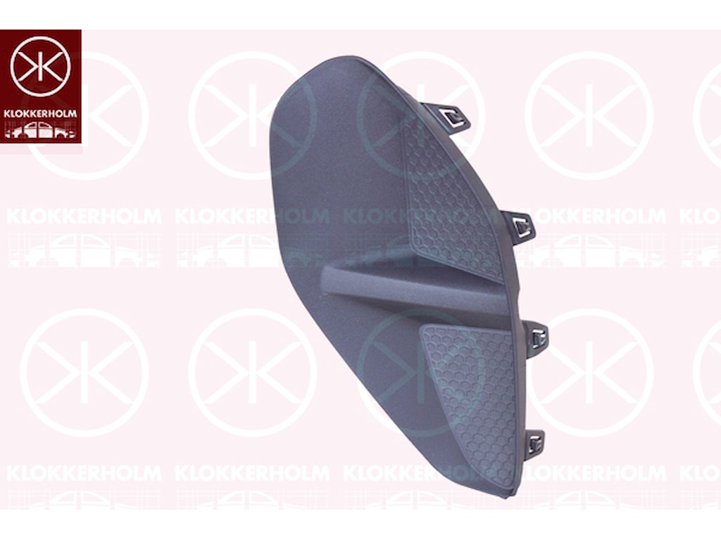 Ventilation Grille, bumper, Right Front, with hole(s) for fog lights