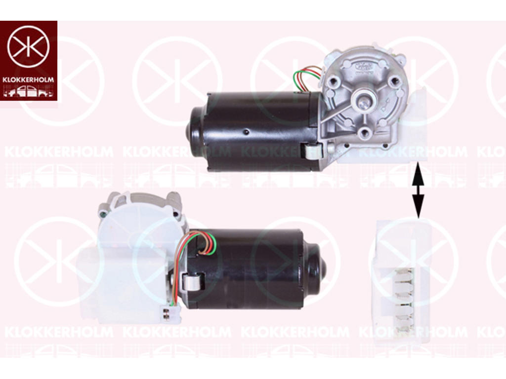 Wiper Motor, Front, Voltage [V]: 12