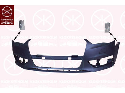 Bumper, Front, with hole(s) for washer nozzle, w/primer