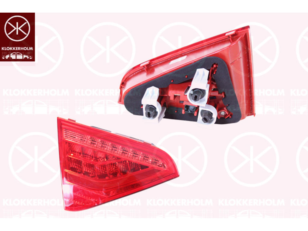 Tail Light Assembly, Right, Inner Section, LED, with bulb holder, AL