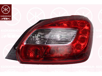 hátsólámpa, jobb, LED, PY21W, W16W, Lámpatartóval