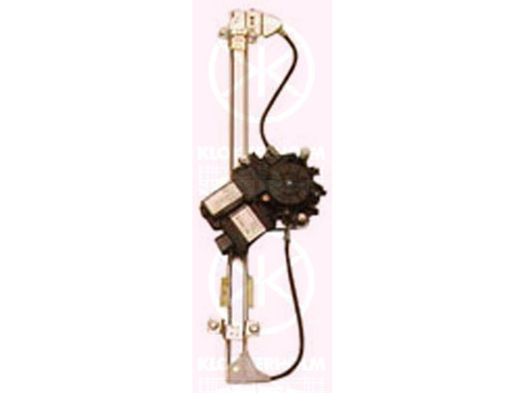 Window Regulator, 4-dr, with electric motor, with comfort function, Electric, Left Rear