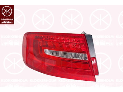 Kombinationsbackljus, Höger, ytterdel, LED, med lamphållare, AL