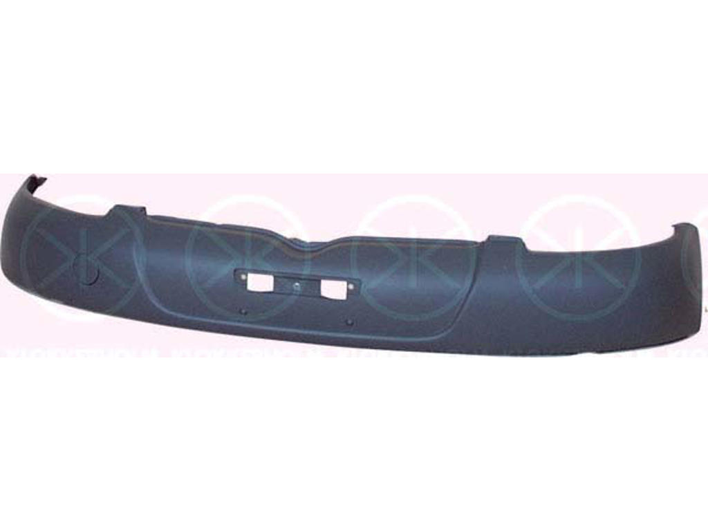 Bumper, Front, dark grey, Upper section