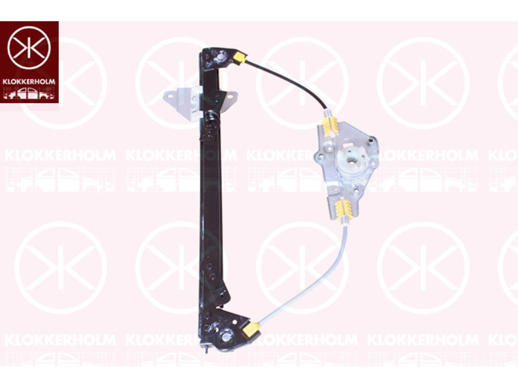 Window Regulator, 5-drs, without electric motor, Electric, Right Front