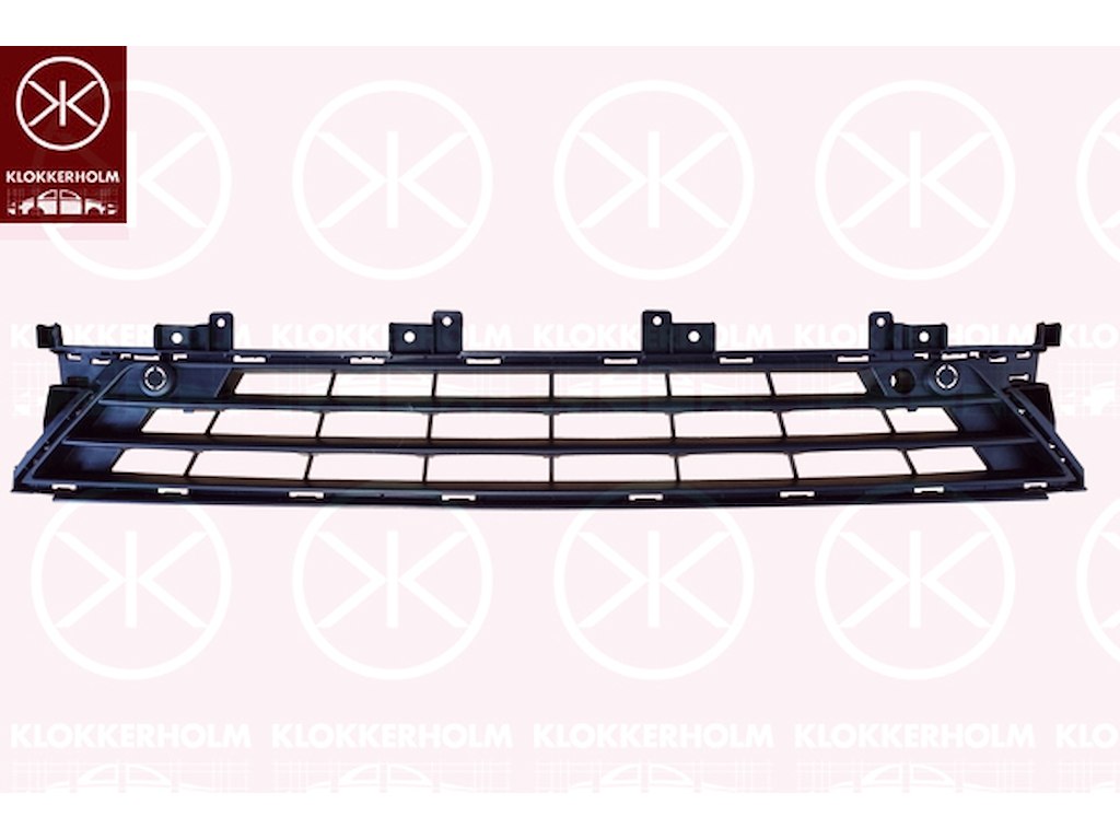 Ventilationsgaller, stötfångare, Fram, mellandel