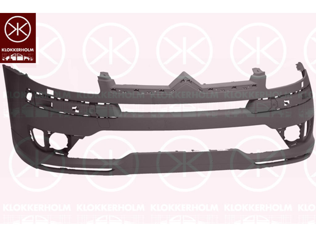 Bumper, w/primer, SPORT, Front, with hole(s) for air scoop(s), with hole(s) for washer nozzle