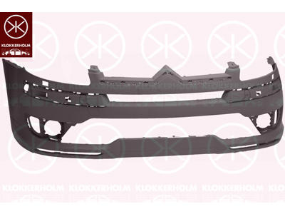 Bumper, w/primer, SPORT, Front, with hole(s) for air scoop(s), with hole(s) for washer nozzle