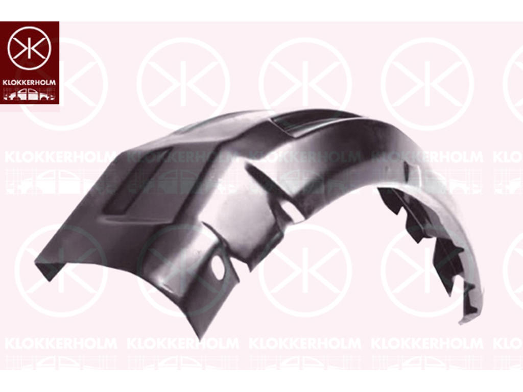 Wing, Steel, Right Front, Inner Section, Rear Section
