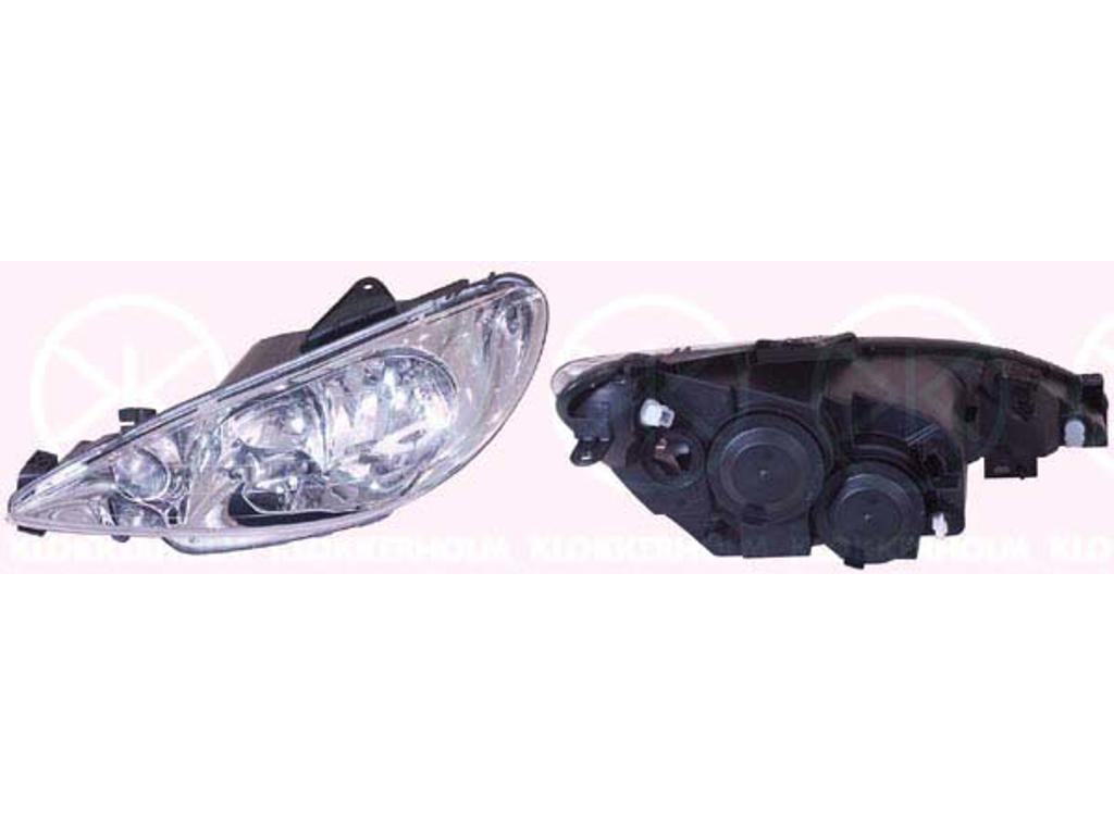 Headlight, H7/H1, for vehicles with headlight levelling, Right, Illuminance [lx]: 12.5
