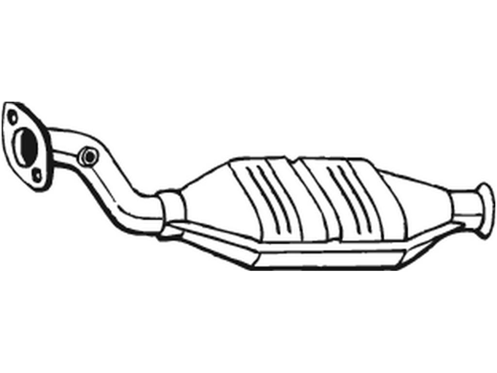 Catalytic Converter, with mounting parts, Emission Standard: Euro 1, Emission Standard: Euro 2