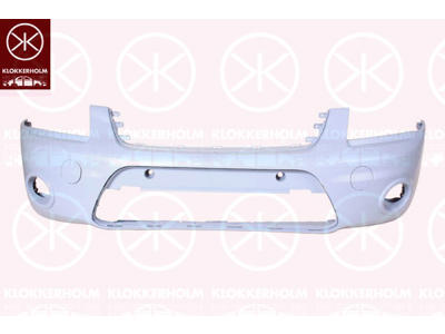 Bumper, Front, w/primer, with hole(s) for fog lights