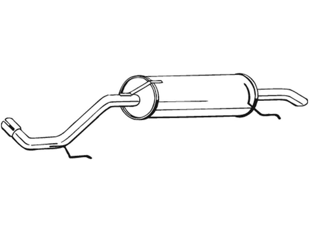 Rear Muffler