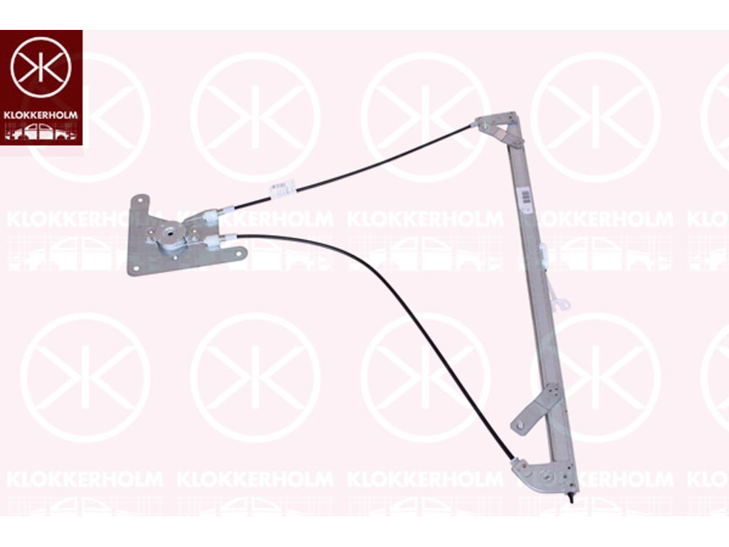 Window Regulator, without electric motor, Electric, Left Front