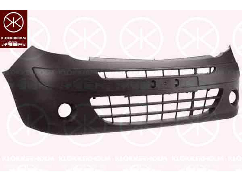 Bumper, Front, Grained, with hole(s) for fog lights