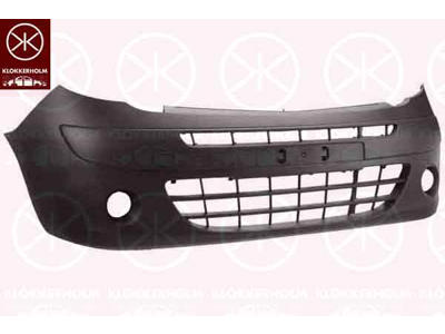 Bumper, Front, Grained, with hole(s) for fog lights