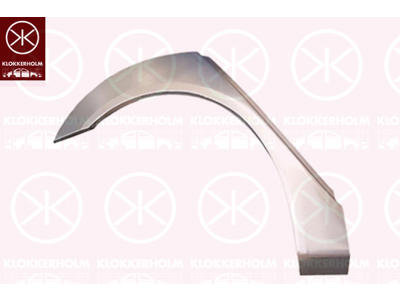Quarter Panel, 4-dr, Right Rear, Wheel Arch Border, Repair Panel