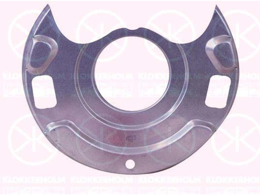 Splash Guard, brake disc, Front Axle, Diameter 1/Diameter 2 [mm]: 271/95, for brake disc diameter [mm]: 257, Zinc-coated