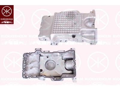 Bundkar, uden pakning, Aluminium