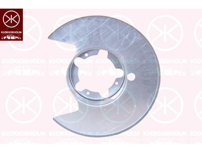 Bromssköld, Bakaxel, för bromsskivediameter [mm]: 276, Diameter 1/diameter 2 [mm]: 290/90, förzinkad
