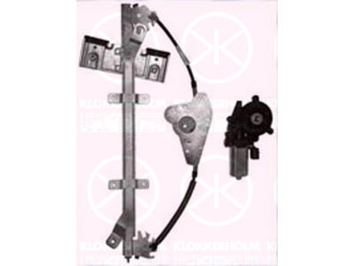 Window Regulator, 4-dr, with electric motor, Electric, Right Front