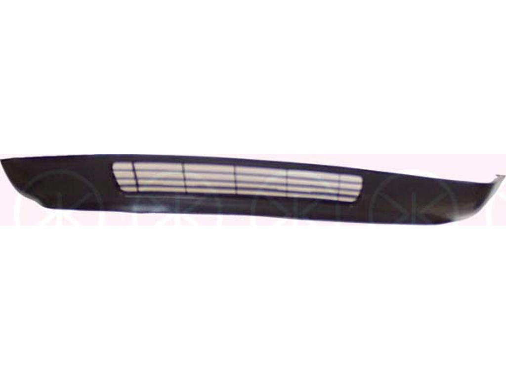 Spoiler, Front, with integrated grille, black, without hole(s) for fog lights, not for trim level: GTI