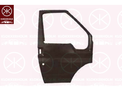 Deur, carosserie, Rechts voor, Buitenste deel, Deel compleet