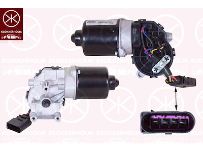 Vindrutetorkarmotor, Fram, Spänning [V]: 12