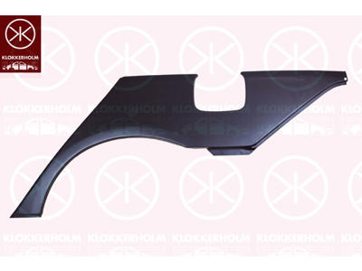 Quarter Panel, 4-dr, Left Rear, Wheel Arch Border, Repair Panel