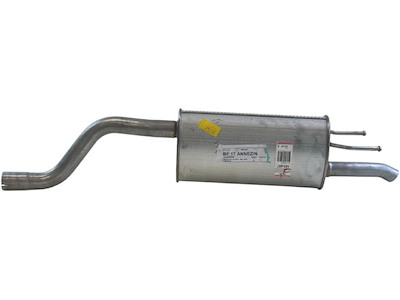 Rear Muffler, See accessories list for additionally required parts:  
