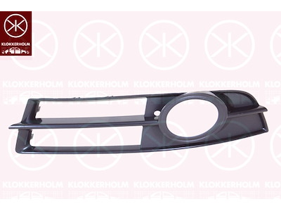 Ventilationsgaller, stötfångare, vänster fram, med hål för dimljus, Version: S-LINE