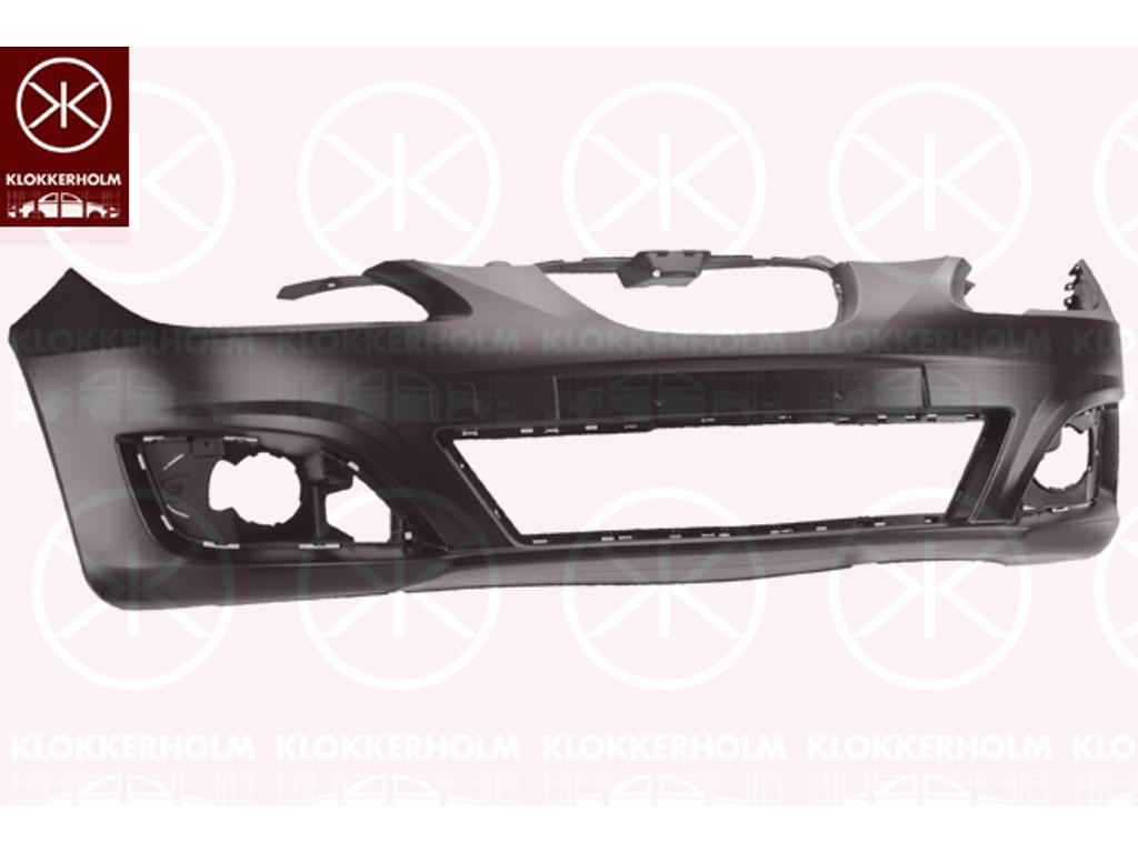 Kofanger, grundet, foran, med hul/huller for tågelygter, ikke til køretøjsudstyrsserie/-variant: Cupra, FR