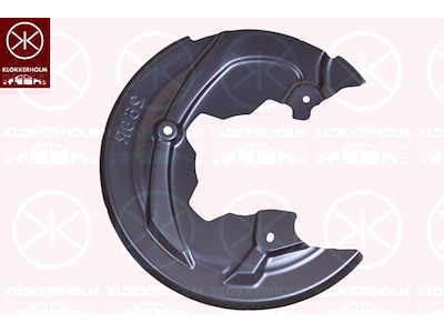 Splash Guard, brake disc, Rear Axle Right, Zinc-coated, for brake disc diameter [mm]: 268