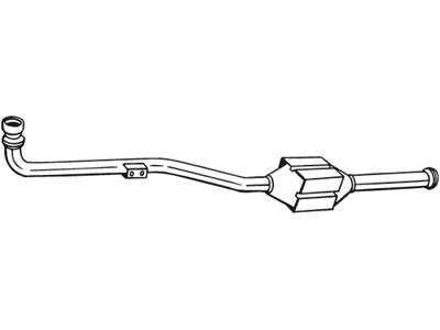 Catalytic Converter, with mounting parts, Emission Standard: Euro 3
