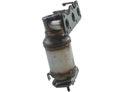 Catalytic Converter, with mounting parts, Euro 4