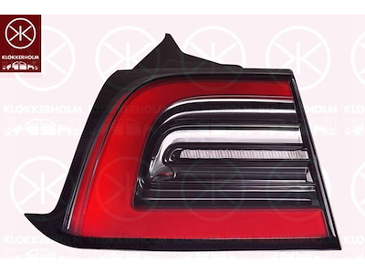 Tail Light Assembly, LED, Left, Outer section