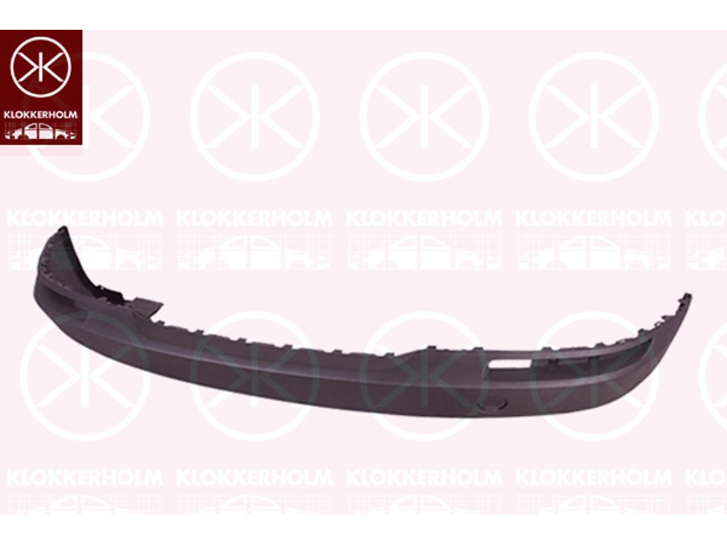 Bumper, Rear, Lower Section, for vehicles without trailer hitch, not for vehicle equipment line/variant: R-LINE, w/primer