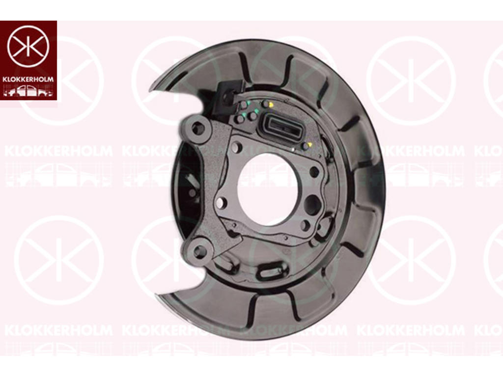 Splash Guard, brake disc, for vehicles with ABS, Rear Axle Left