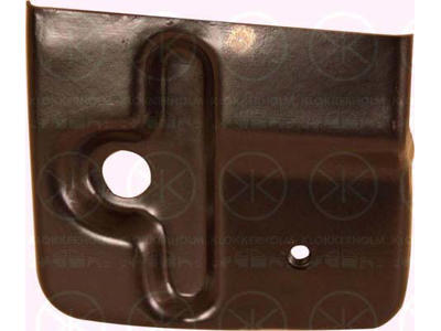 Body Floor, with holder, Left Front, Length [cm]: 13, Width [cm]: 12, Sheet Strength [mm]: 2