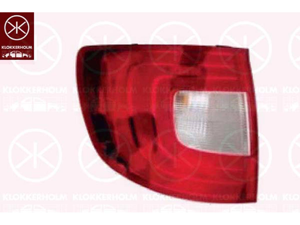 Tail Light Assembly, Right, LED, P21W, PY21W, with bulb holder, OLSA