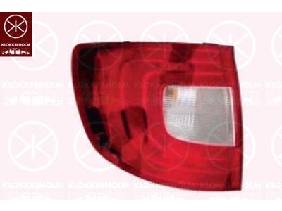 Tail Light Assembly, Right, LED, P21W, PY21W, with bulb holder, OLSA