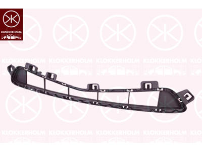 Radiator Grille, black, Lower Section, Model Year to: 2020