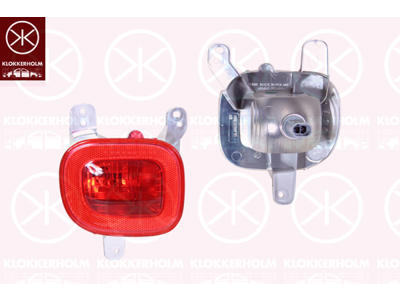 Rear Fog Light, Left, with bulb holder, OLSA