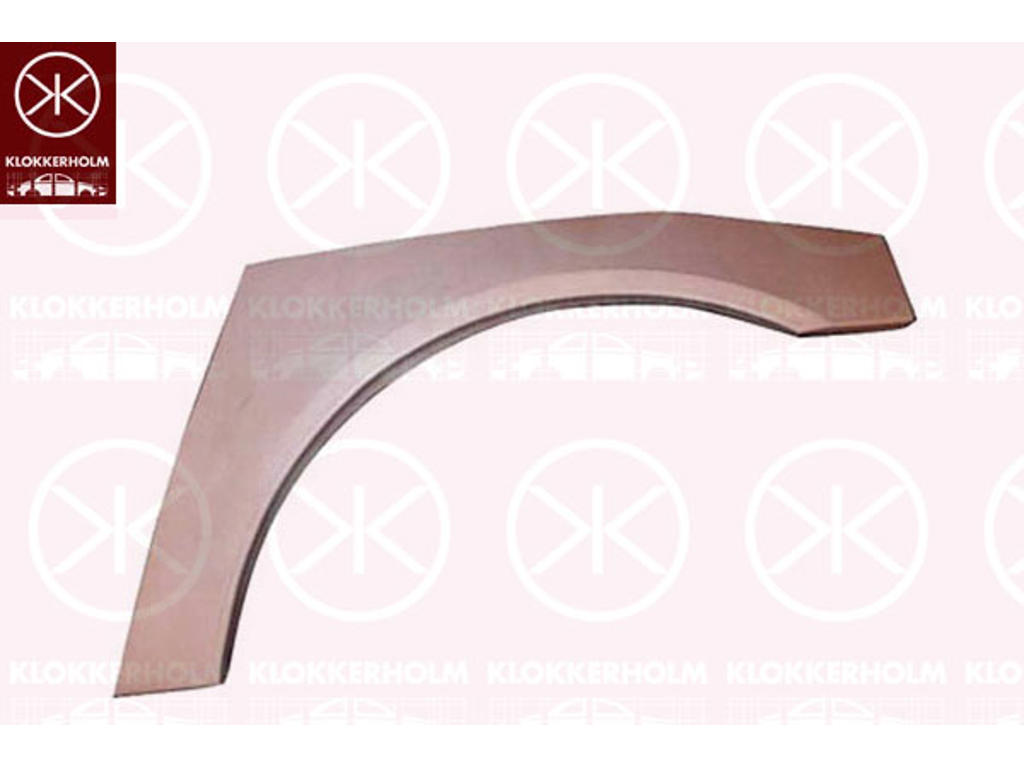 Quarter Panel, Left, Wheel Arch Border, Repair Panel