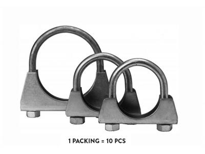 Klemm,väljalaskesüsteem, "1 Pack=10 Pcs", Läbimõõt [mm]: 52, Keermemõõt: M8, Toruühendus: Kammitskinnitus