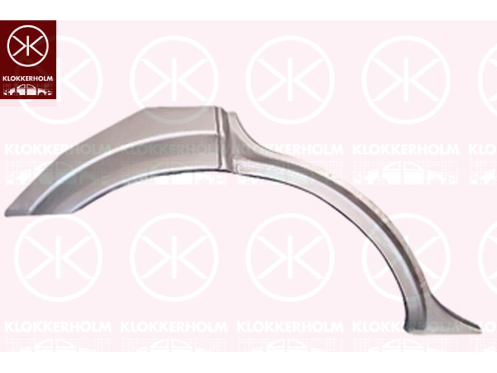 Quarter Panel, Right, Repair Panel, Wheel Arch Border