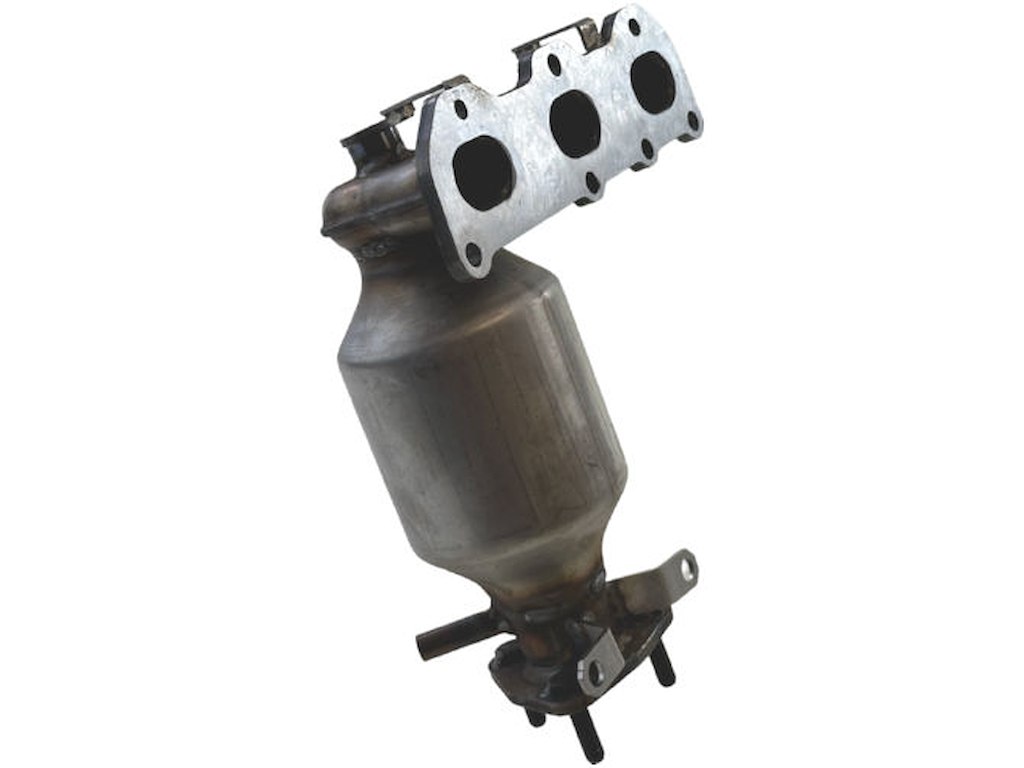 Catalytic Converter, with mounting parts, Euro 4