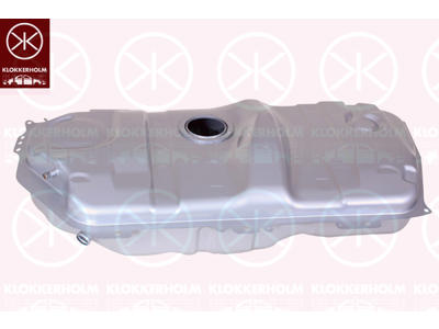 Fuel Tank, 60L, Steel, with gaskets/seals